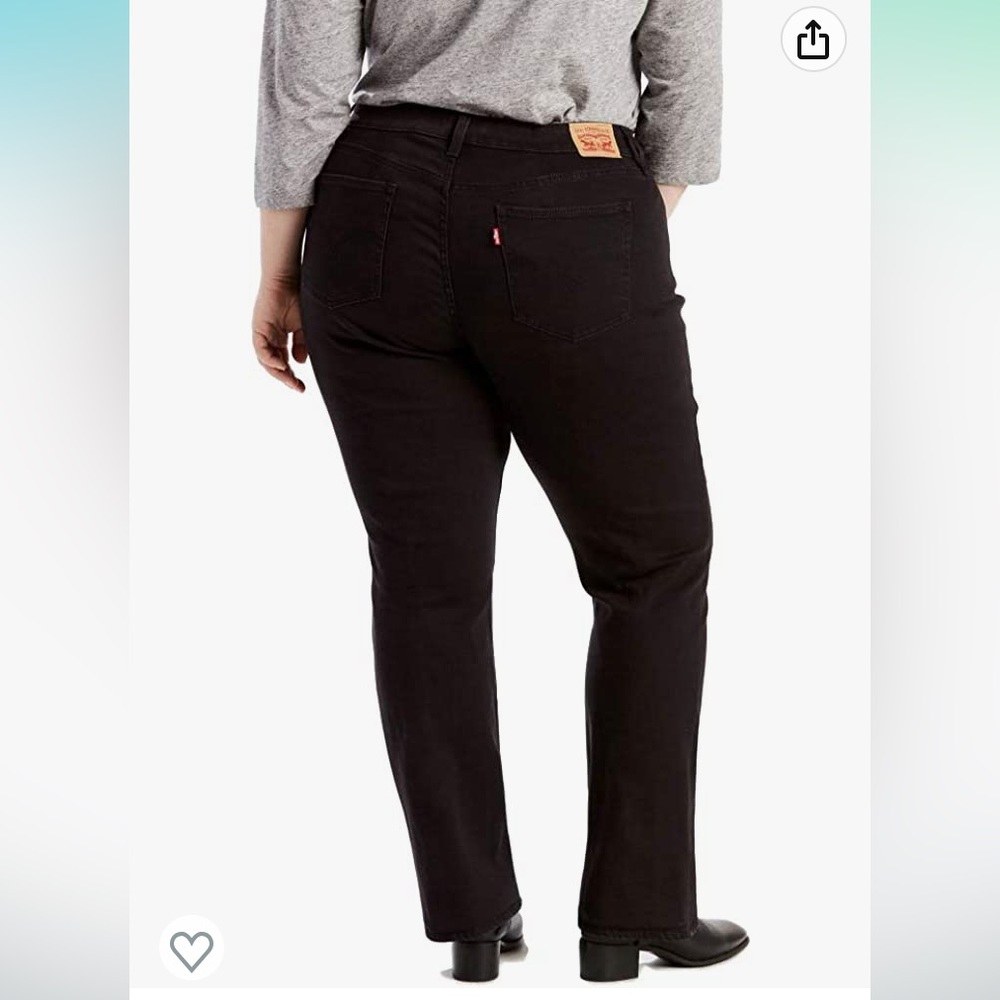 Levi’s classic straight leg mid rise in black